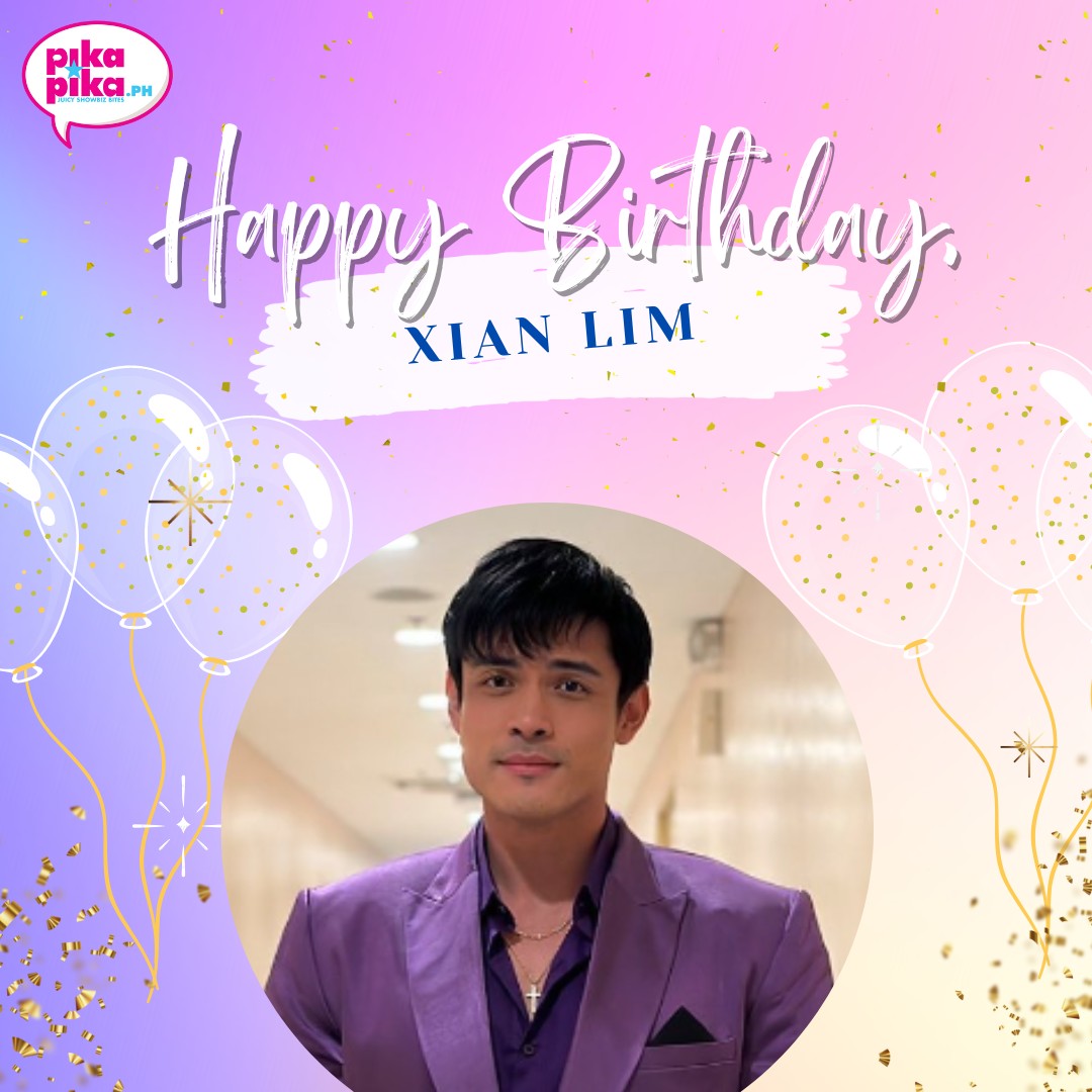 Happy birthday, Xian Lim! May your special day be filled with love and cheers.    