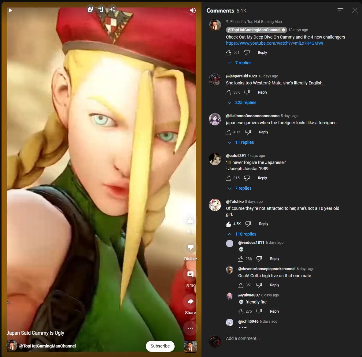 STREET FIGHTER 6 CAMMY COMPARISON