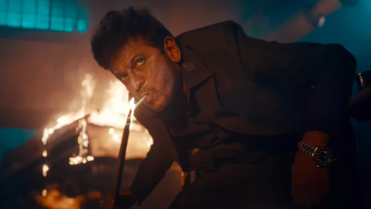 #Ghost on  🔁 mode 🔥
Real OG 😎👿 🔥
This scene in theatres: Dhaga Dhaga Dhaga Dhaga Dhaga 🔥🔥🔥🔥 
<a href="/NimmaShivanna/">DrShivaRajkumar</a>
#HappyBirthdayShivanna 
<a href="/lordmgsrinivas/">SRINI</a>