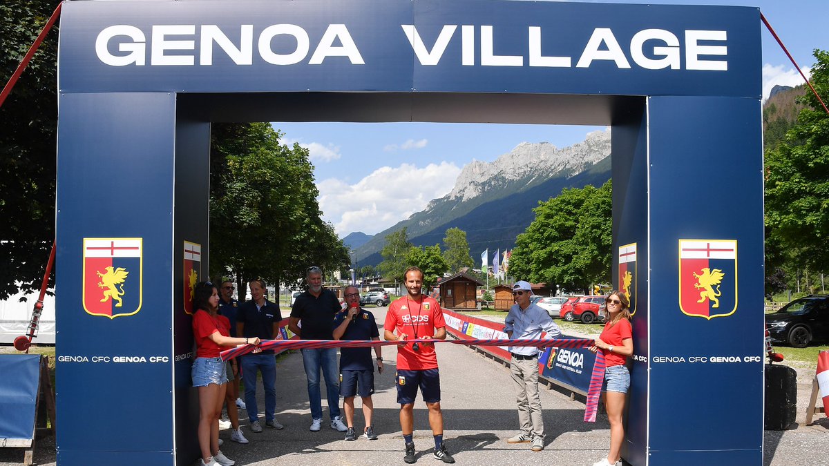 valdifassa's tweet photo. Benvenuto @GenoaCFC! 🏆📷 Il Grifone è in #ValdiFassa per il ritiro estivo pre-campionato di #SerieA. Dopo l'inaugurazione del #GenoaVillage, gli allenamenti sono partiti all'istante. Emozionati di abbracciare la passione e la grinta dei rossoblù! 📷📷 https://t.co/Zc9SffqU7H