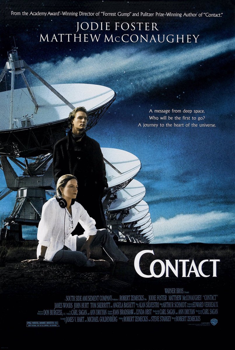 FilmNewsNos's tweet photo. 🎬MOVIE HISTORY: 26 years ago today, July 11, 1997, the movie ‘Contact’ opened in theaters!

#JodieFoster #MatthewMcConaughey #DavidMorse #TomSkerritt #JohnHurt #WilliamFichtner #AngelaBassett #JakeBusey #RobLowe #JenaMalone #JamesWoods #RobertZemeckis https://t.co/9NopXG5J4o