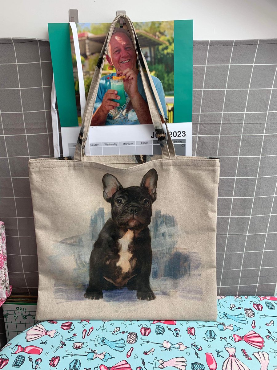 Chrissy62's tweet photo. ⁦@bbcnewcastle⁩ ⁦@KellyScottRadio⁩ which one is your favourite #handmadefrenchiebag xx https://t.co/Z05YKYfHQc