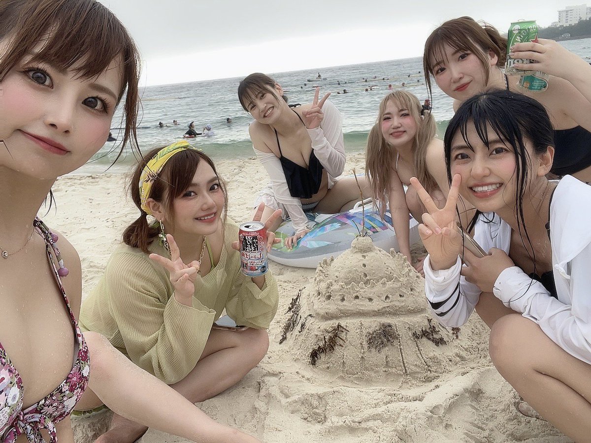 楽しすぎかよ❤️ 泳いだぞ〜！！ビーチバレーもした！！ #女流プロの