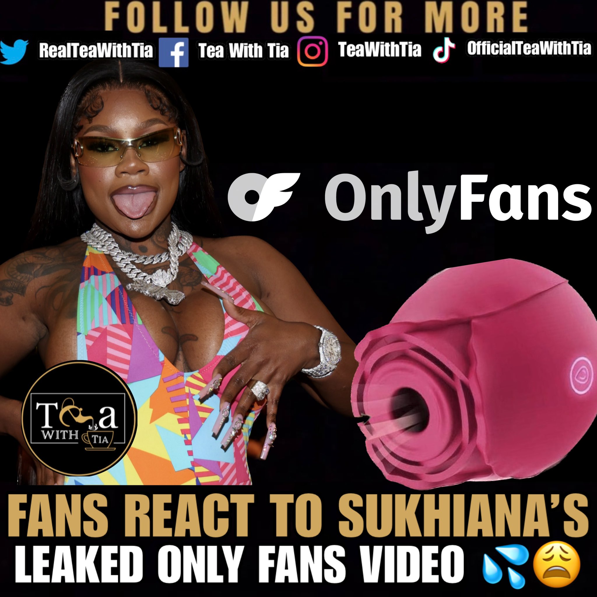 TeaWithTia on X: Fans are reacting to the leaked #Sukihana video and idk  if I blame them. Check my website for the video 🔗 t.coUR1VmMDlbh…  t.cocsEN1MPTFm  X