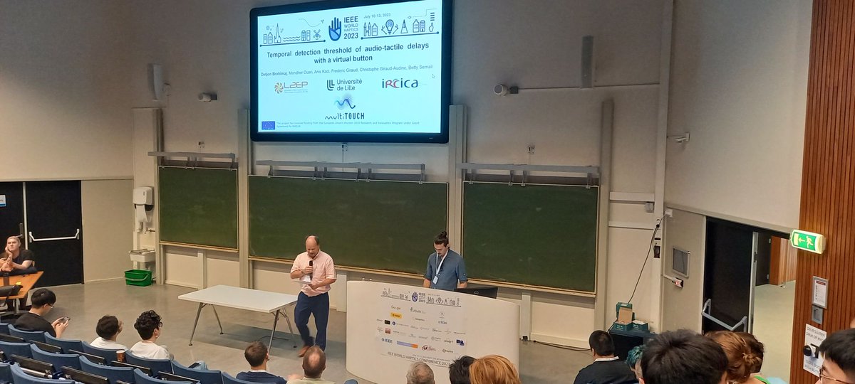 Wonderful presentation of detjon from <a href="/multiTOUCH_itn/">multiTOUCH</a> at <a href="/ieeewhc/">IEEE World Haptics Conference</a> . Good job detjon!