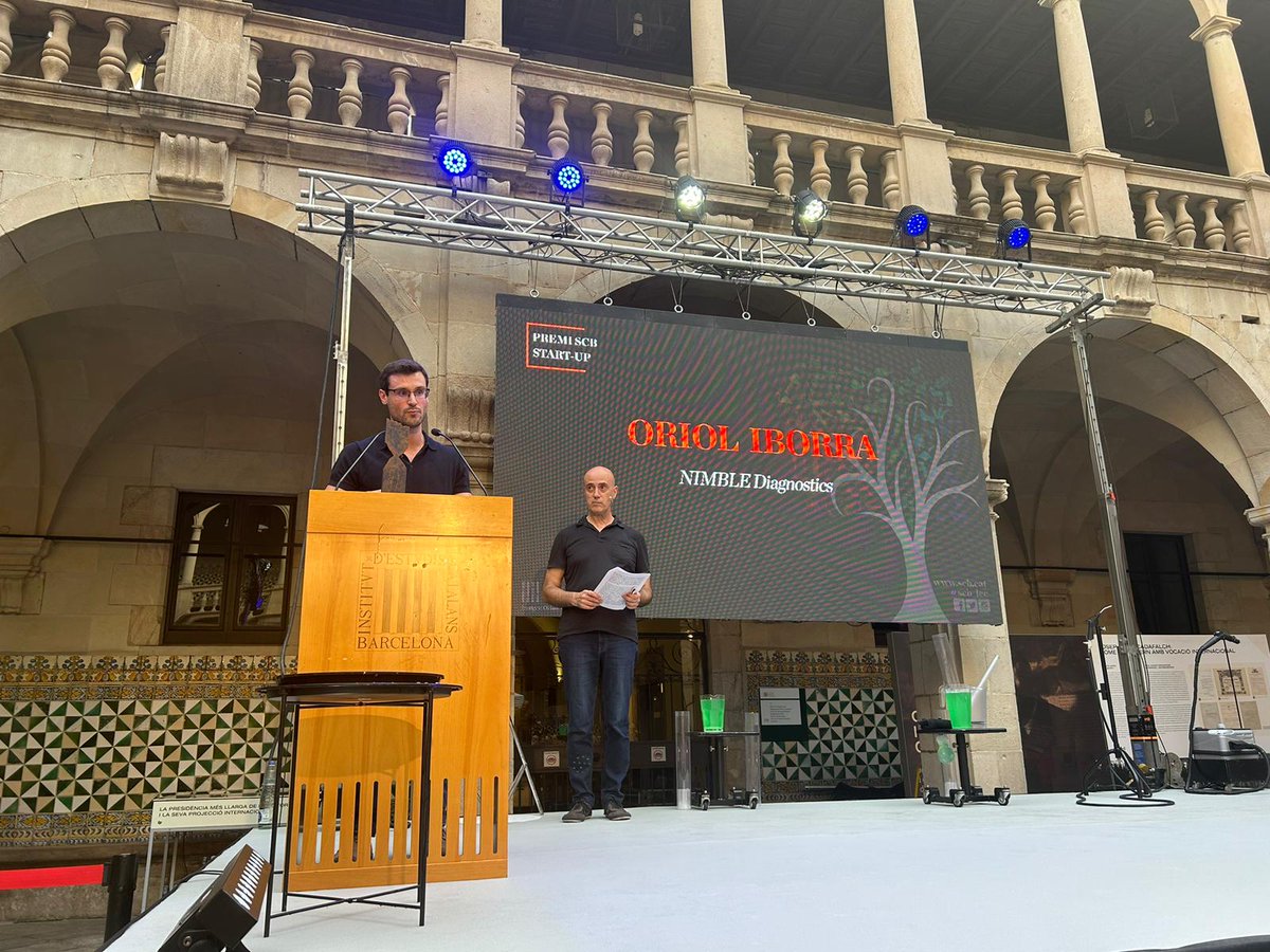 GTRecerca's tweet image. 🏆 El #PremiSCB2023 a la millor startup en ciències biològiques s’ha atorgat a @nimblediag,  spin-off de l&apos;@GTRecerca, @UniBarcelona i @la_UPC 🚀

✅ Tecnologies no invasives per a millorar la vida de milions de pacients amb stents implantats

#IGTPInnovation #NitBio2023