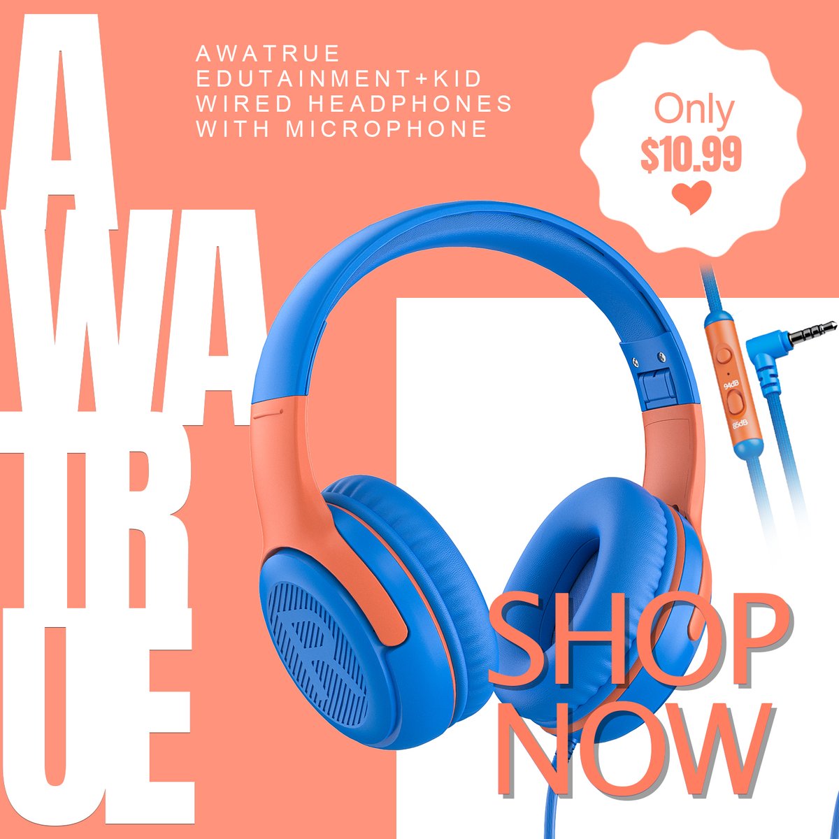Awatrue_global's tweet image. Tune in to happiness with our irresistibly cute Blue-Orange Kiddie Headphones! Your child's perfect partner for fun &amp;amp; learning! 🎧🔵🟠🌈✨

 #kidsaudio #childrenheadphones #safelistening #headphonesforkids #kids #music #Amazon