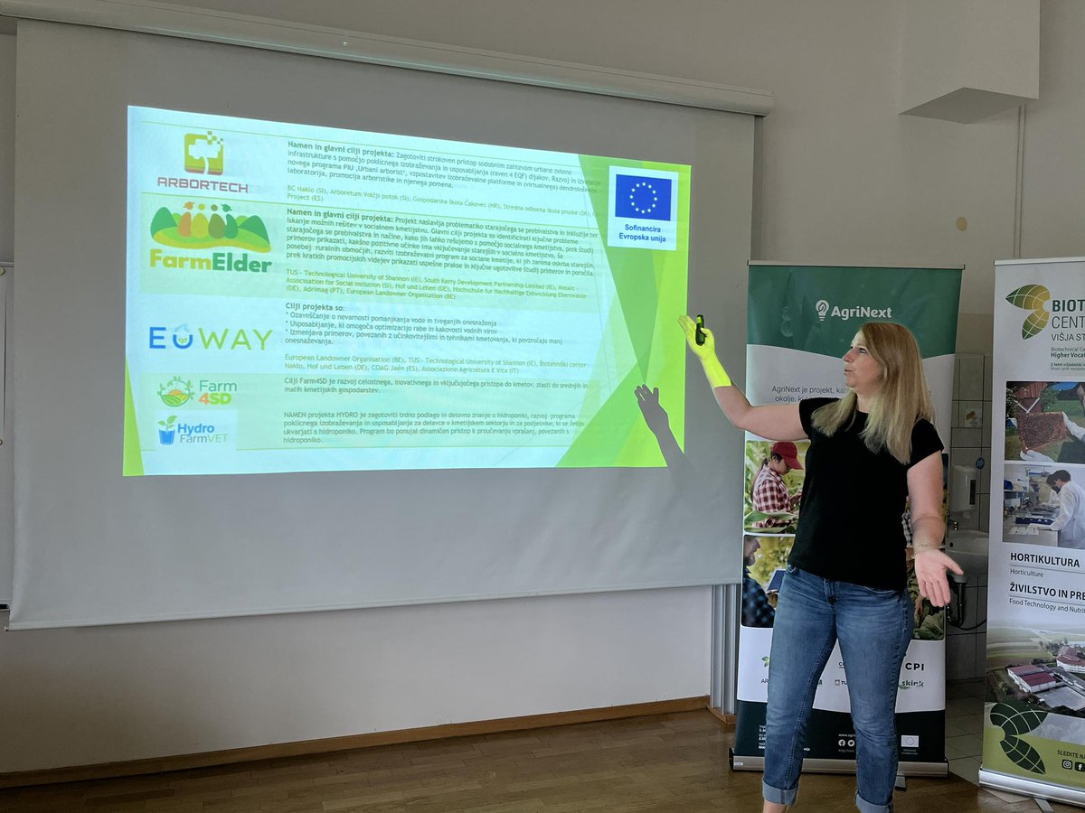 ProjectsBCNaklo's tweet photo. On Thursday 6.7.2023, employees from the Šentjur School Centre visited our centre.
#Euway #Farmelder #Stay #Agrinext #HydroVET #Agro4SDGs #DiGiHiQVET #ArborTech https://t.co/yoEZDyAzS6