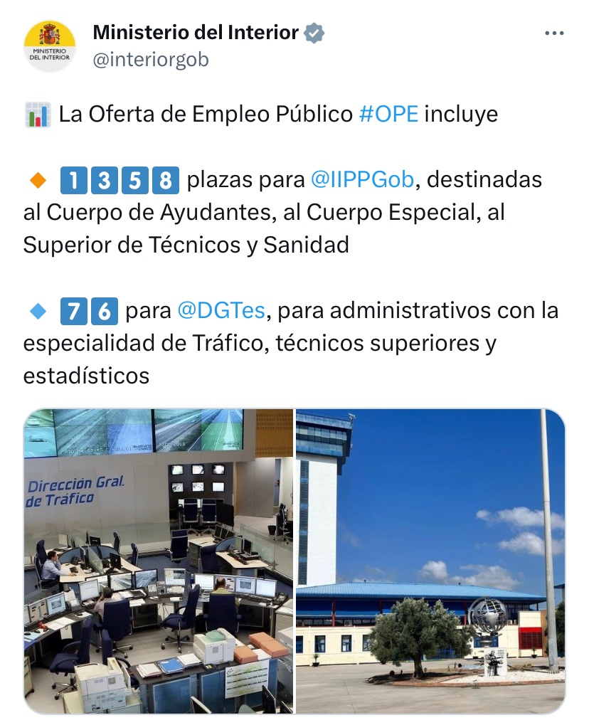 Nueva falta de respeto al colectivo.
Ayer <a href="/interiorgob/">Ministerio del Interior</a> y <a href="/IIPPGob/">Instituciones Penitenciarias</a> anuncian a bombo y platillo 1120 plazas para ayudantes. Hoy el BOE publica 750.