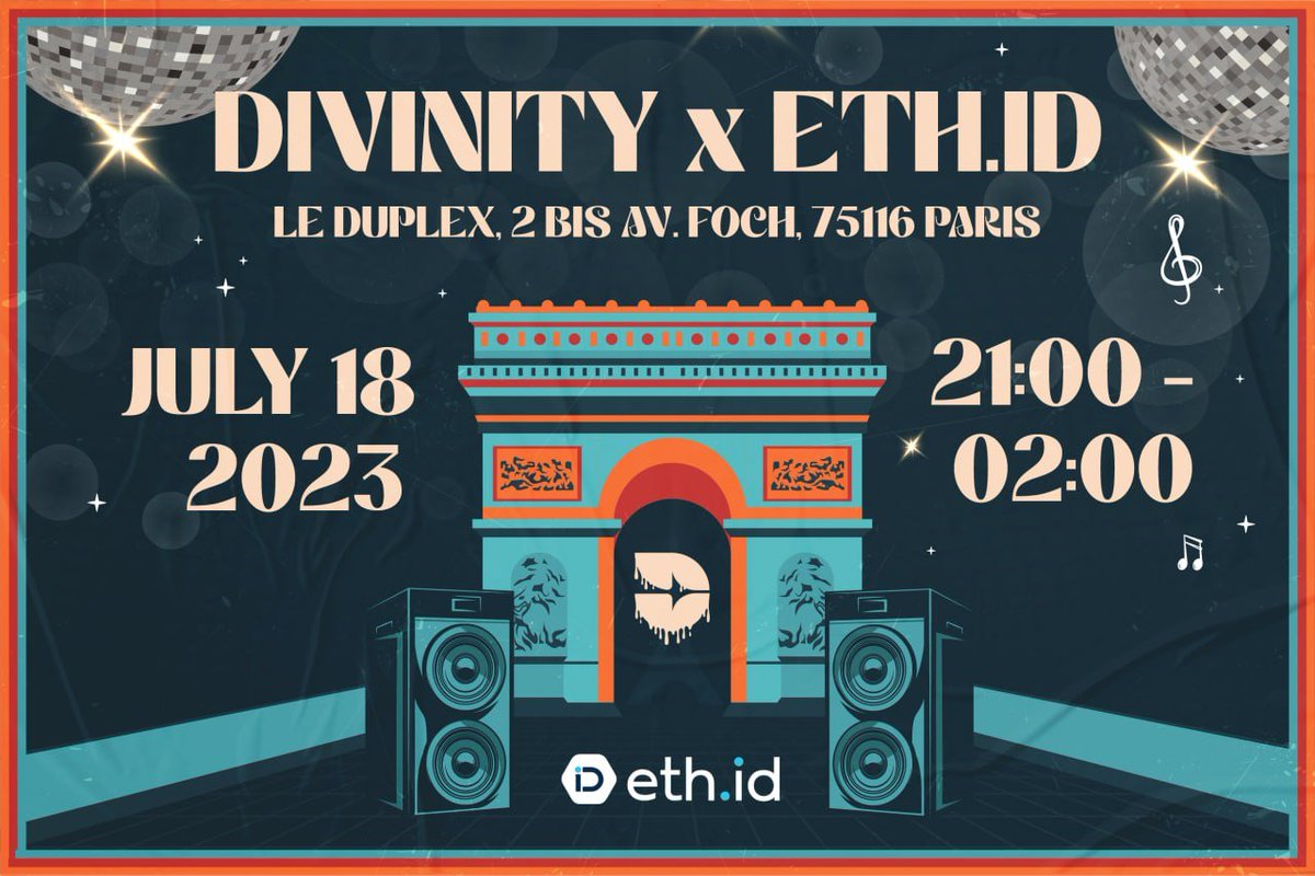 🇫🇷🍾🔥 FINAL TICKETS DIVINITY x ETH.ID UNDERGROUND RAVE @ EthCC 🇫🇷🍾🔥🕺💃

Tuesday July 18, 9 pm - 2 am, Le Duplex Paris

LAST CHANCE TO GET TICKETS

🔥 Hosting with the incredible <a href="/divinityglobal/">DIVINITY</a>
🍾 We spared no expense booking the most epic venue
🇫🇷 An