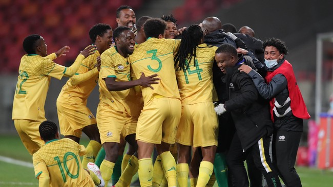 currentnewsSA's tweet photo. Bafana Bafana Secures Cosafa Cup Semi-Final Spot with Gritty Victory https://t.co/Kje8IKw5jQ https://t.co/7mk7n5BnPF