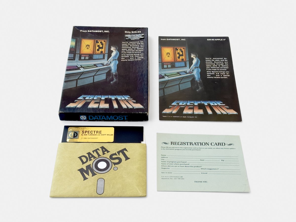 ErnstKrogtoft's tweet photo. I'm adding some brief blog posts on the many excellent titles by Datamost. Here is the third batch.  https://t.co/EoAEm6t8Fr 
#Datamost #MatingZone #Tubeway #WizPlus #Spectre #AppleII #retrogames https://t.co/3SK8S5RJBn