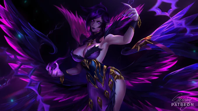 #PortfolioDay I'm Skinky, and I am a 2d illustrator.I'm a self-taught artist and I love making fan art of  characters.I hope to work on Riot Games   