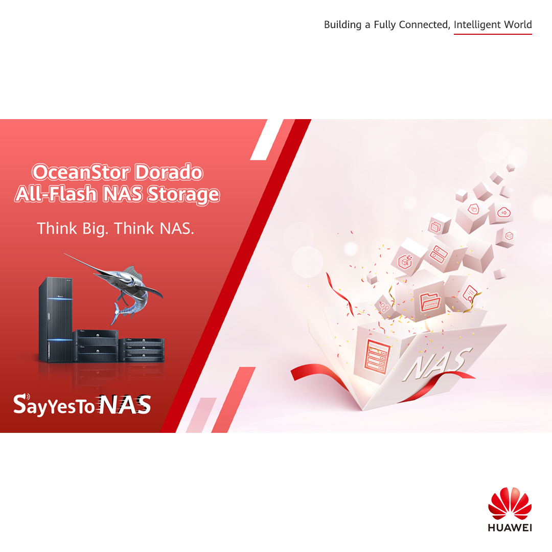 Huawei_ME's tweet photo. Drowning in an ocean of #file data? Think of us, #OceanStorDorado #NAS, as your safe harbor, helping you handle mass file data with little effort. Want to learn more? #SayYesToNAS https://t.co/thRP7tRb7V https://t.co/tvRBqvkltN