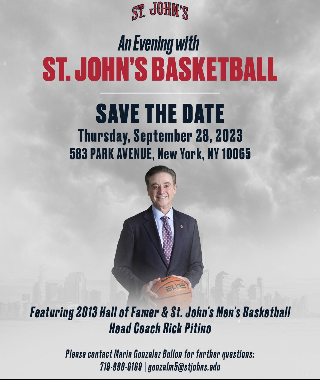 St John s Red White on Twitter SAVE THE DATE for this epic night