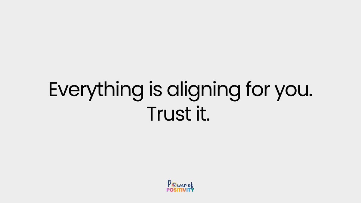 LIVEpositivity's tweet image. Everything is aligning for you. Trust it.