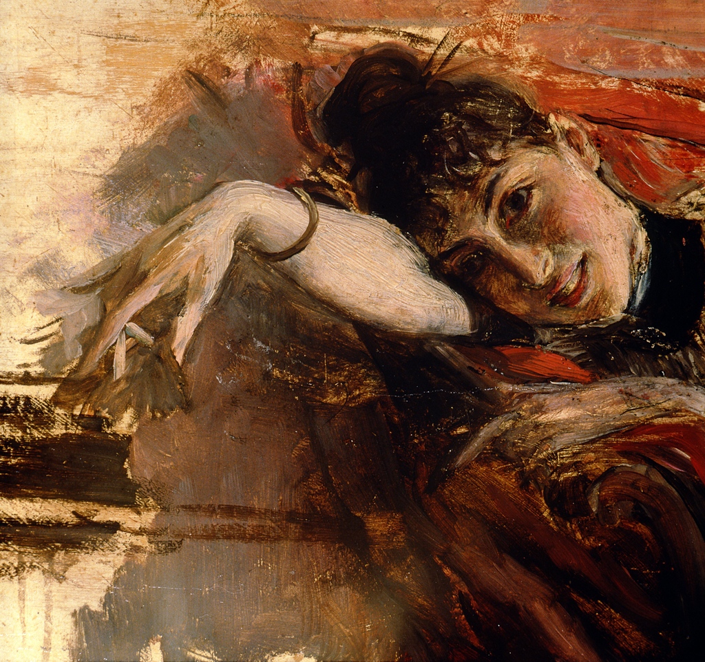 UffiziGalleries's tweet photo. "non togliermi il tuo sorriso...
Dura è la mia lotta e torno
con gli occhi stanchi,
a volte, d'aver visto
la terra che non cambia,
ma entrando il tuo sorriso
sale al cielo cercandomi
ed apre per me tutte
le porte della vita"
#PabloNeruda #natooggi 1904
#Boldini, Alaide 1885c. GAM https://t.co/86sihq6l3i