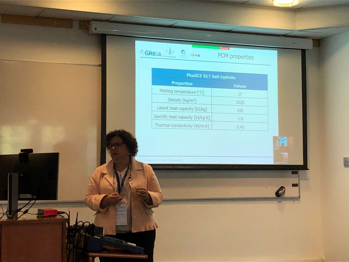 greiaudl's tweet photo. 👩‍🔬 @luisafcabeza is presenting our research at #IGEC-XV organized by our colleagues from the project @COCOOLRISE ❄️ https://t.co/UXjeB8ZQgT