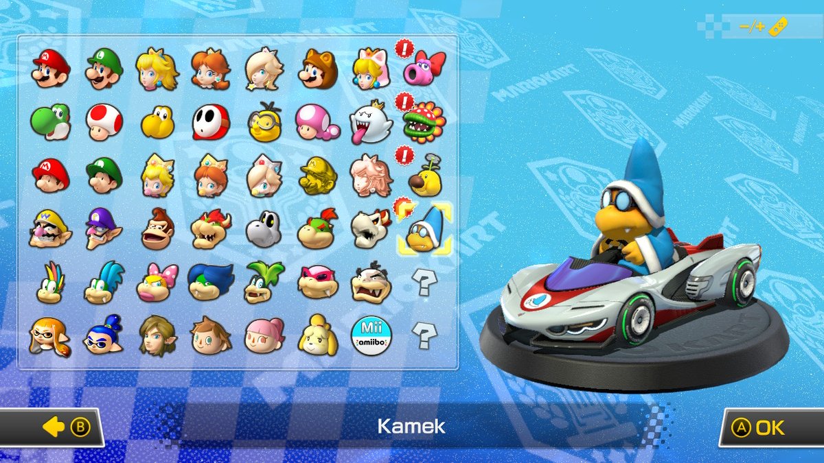 xavierpn's tweet photo. 3 nouveaux personnages rejoignent le casting des pilotes émérites de #MK8D grâce au DLC du Pass Circuits Additionnels du jeu : Wiggler, Plante Piranha et Kamek ! Lequel sera votre préféré ? #NintendoSwitch https://t.co/C9EE9vaEIT