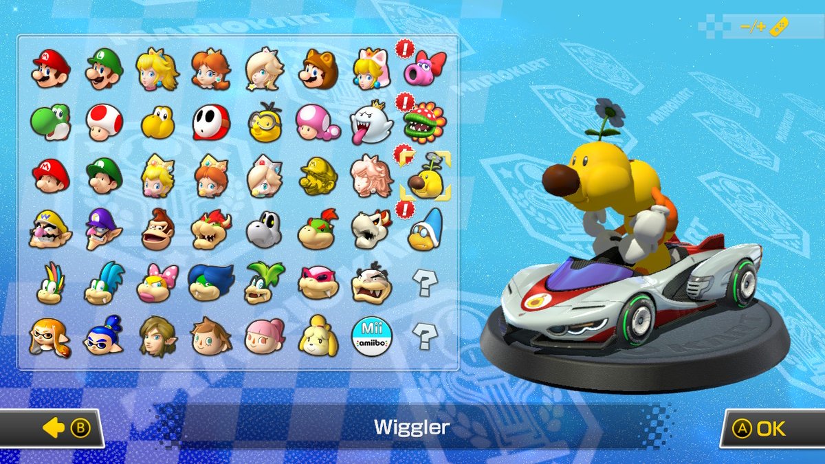 xavierpn's tweet photo. 3 nouveaux personnages rejoignent le casting des pilotes émérites de #MK8D grâce au DLC du Pass Circuits Additionnels du jeu : Wiggler, Plante Piranha et Kamek ! Lequel sera votre préféré ? #NintendoSwitch https://t.co/C9EE9vaEIT