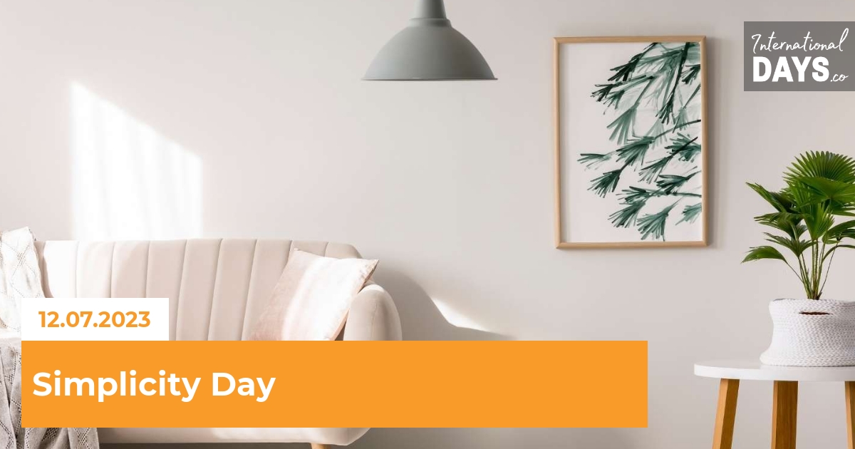 intldaysco's tweet image. Today is the perfect day to reassess our lives and let go of the things that no longer serve us to make room for more meaningful experiences.
#SimplicityDay #Simplify #LiveSimple #EmbraceMinimalism #LessIsMore #AppreciateTheLittleThings

internationaldays.co/event/simplici…