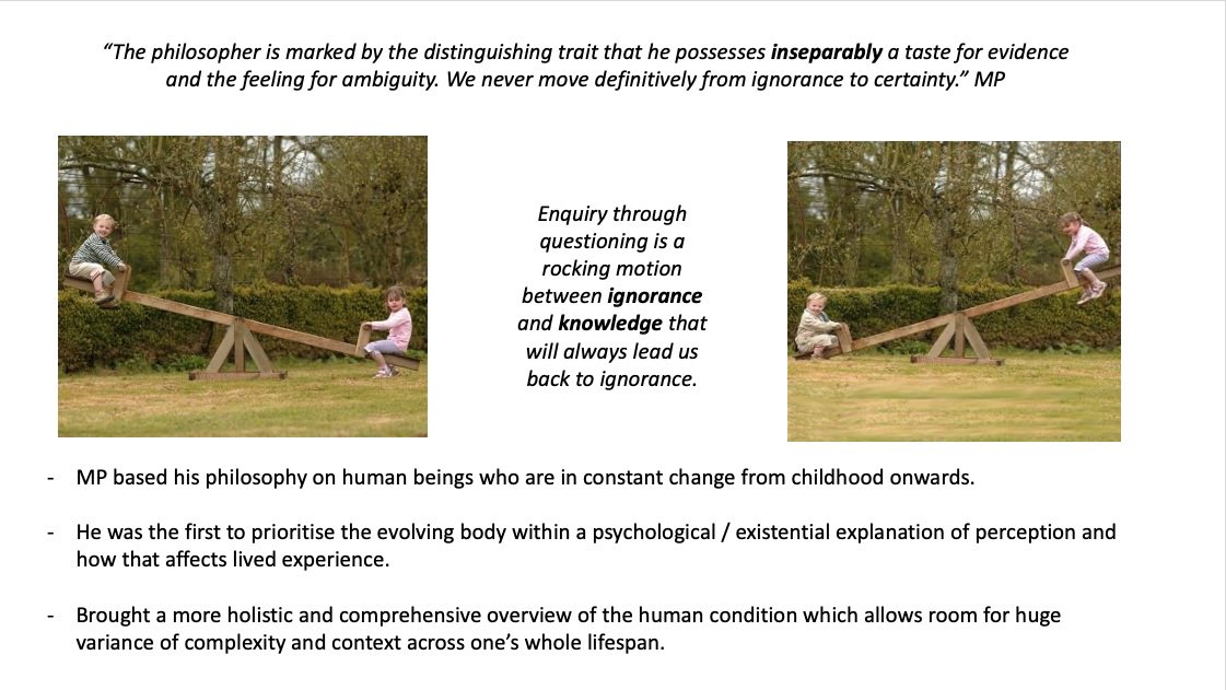 John Stoszkowski (@johnstoszkowski) on Twitter photo Looking forward to exploring the ideas of Maurice Merleau-Ponty and embodied perception with <a href="/dannymaz1/">Daniel Massaro</a> this morning Looking forward to exploring the ideas of Maurice Merleau-Ponty and embodied perception with <a href="/dannymaz1/">Daniel Massaro</a> this morning