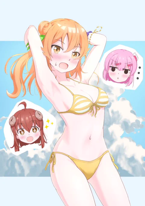 サマーなミカンさん  は薄皮なほど甘いみたいですね  #まちカドまぞく