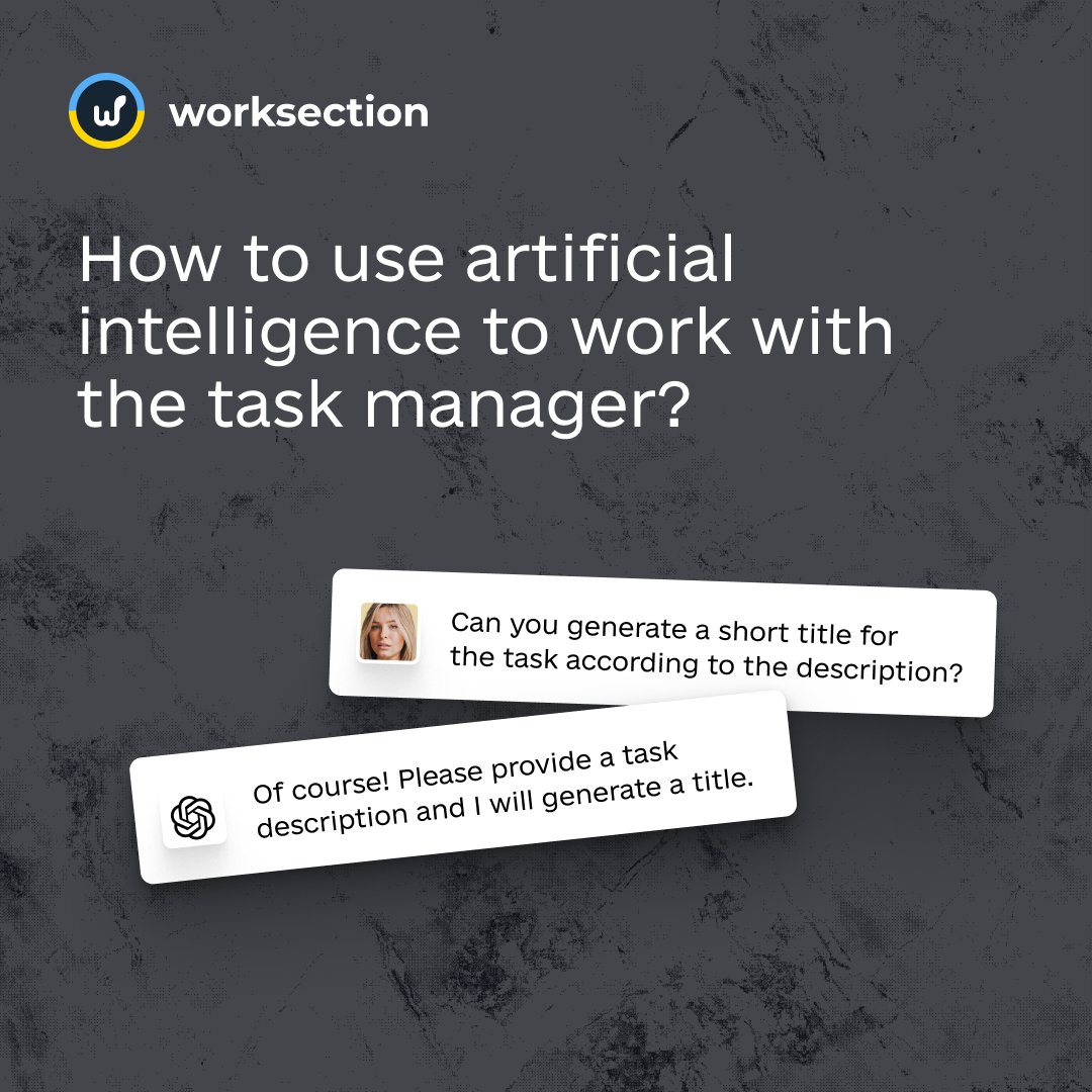 worksection's tweet image. How to use artificial intelligence to work with the task manager? 👀

linkedin.com/feed/update/ur…