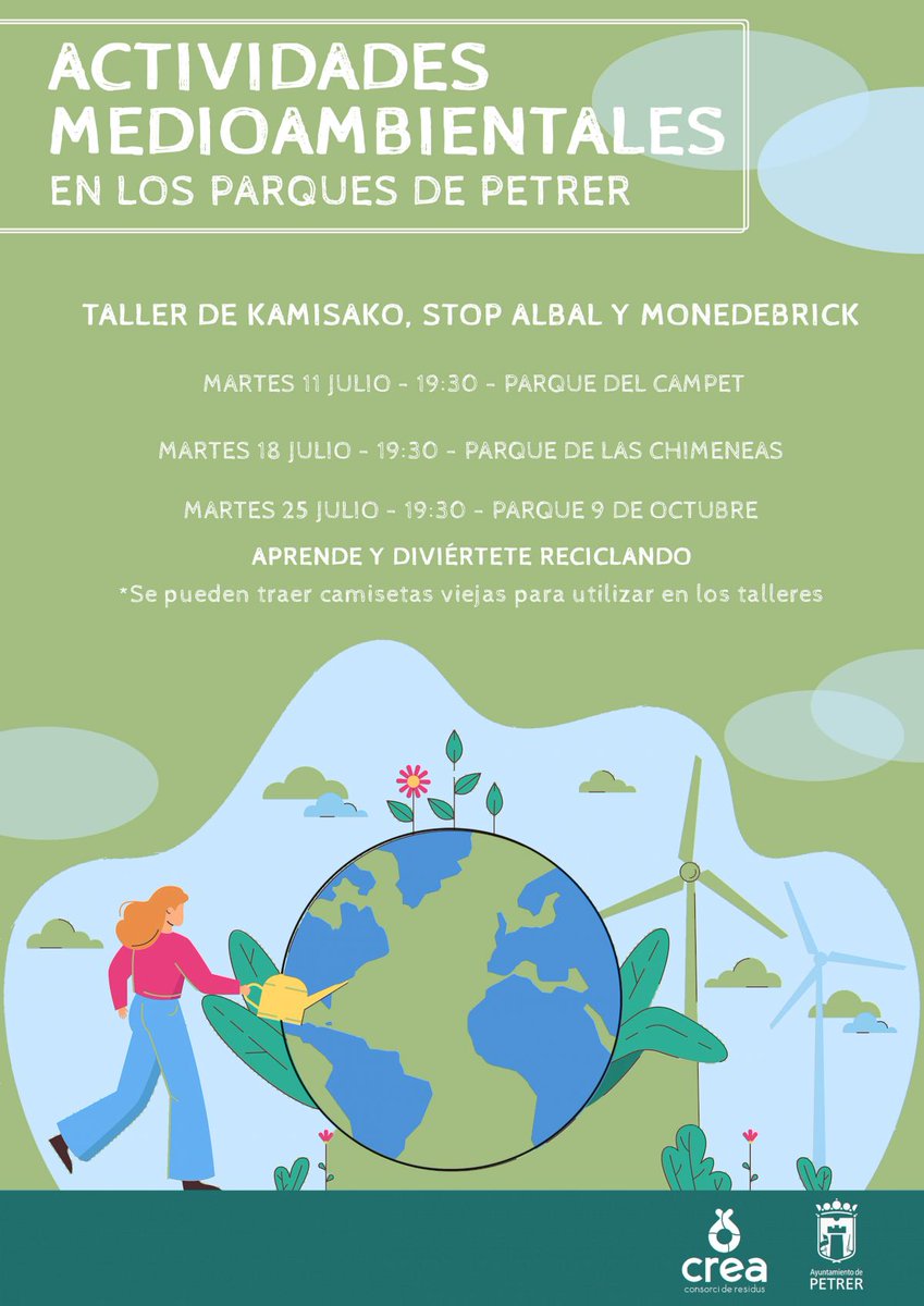 ElRall's tweet image. 🏕️Quines activitats mediambientals s’organitzen al nostre territori durant l’estiu? En descobrim algunes des de #lEliana, #Petrer i  #Alzira!