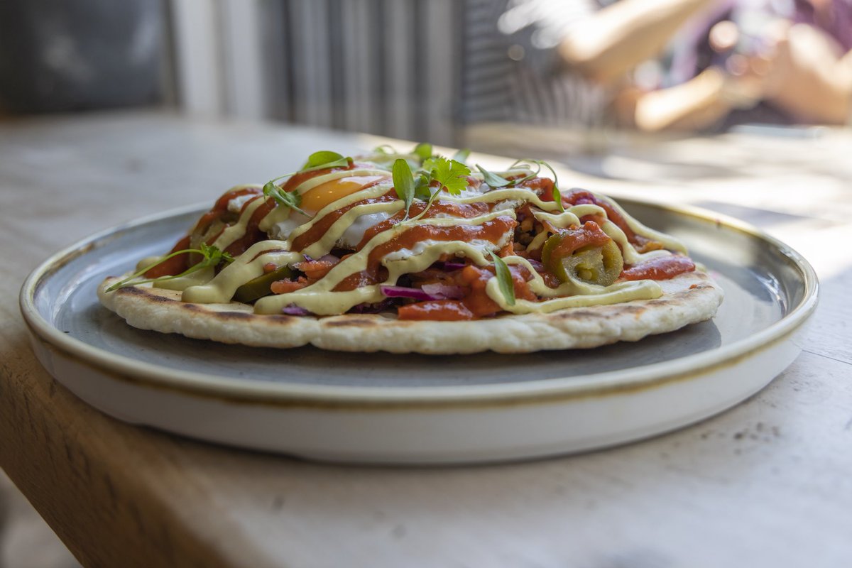 Brighten up your day with this fresh and vibrant breakfast bab, loaded with merguez meat, crunchy slaw, jalapeños &amp; a fried egg all topped with kabab style chilli &amp; garlic sauce.