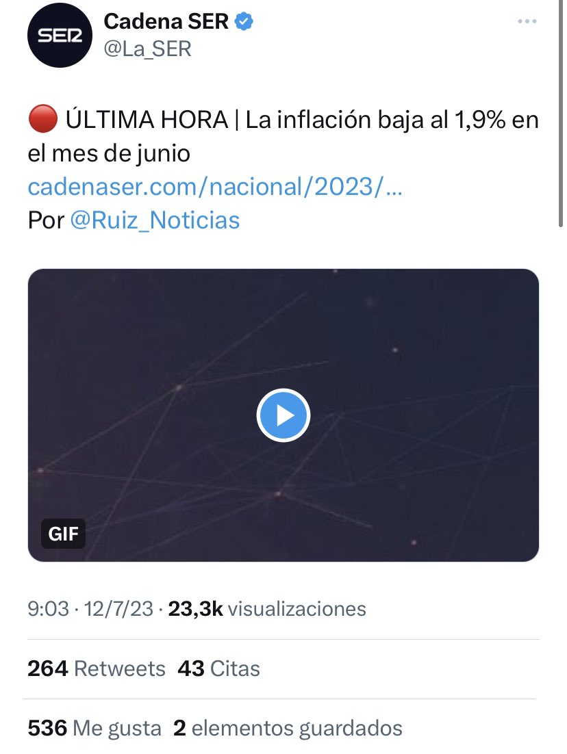 España es de las economías europeas con la inflación más baja. Las mentiras tienen las patas muy cortas y el 23 de julio hay que evidenciarlo más que nunca.