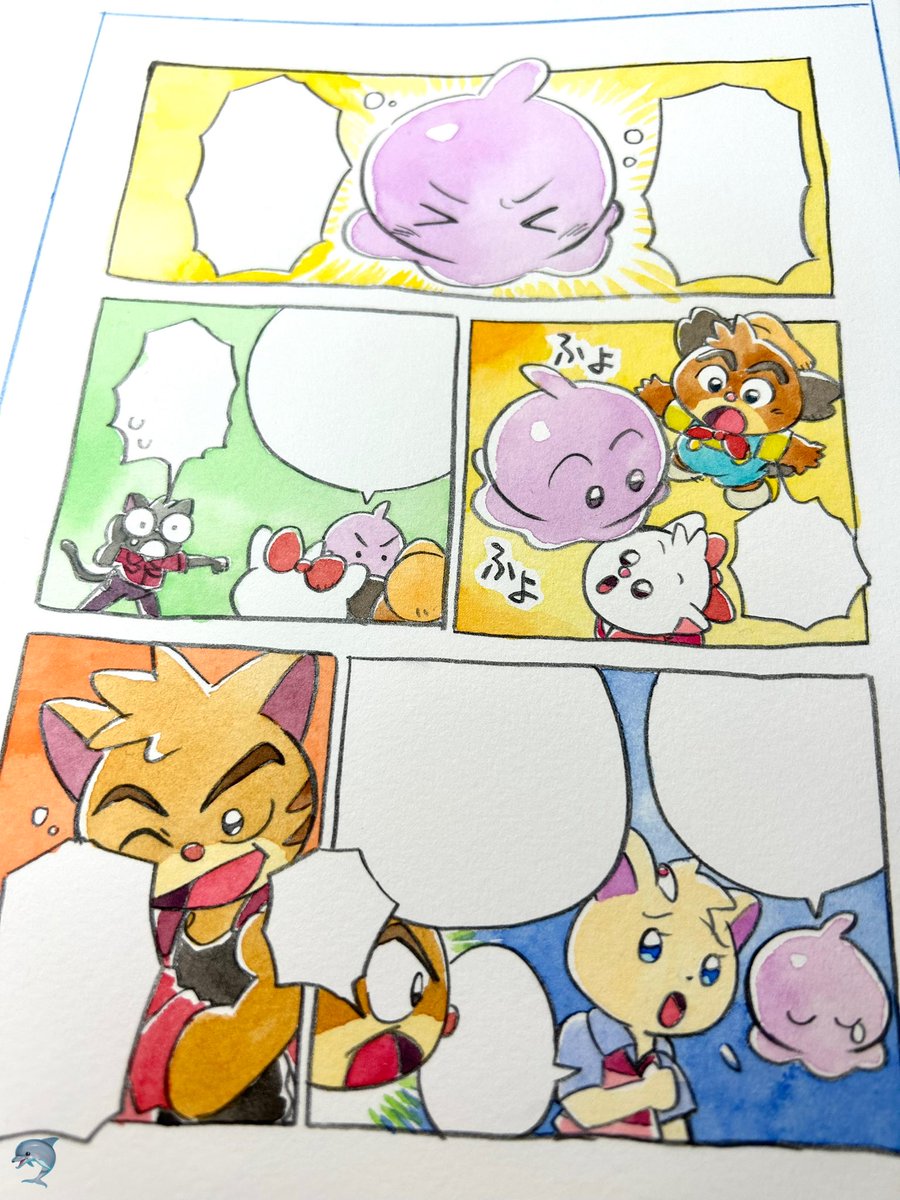 漫画はあと少しで完成です!キャラ表を明日から描きます!間に合え…!!  #ちびねこトムの大冒険 #TomcatsBigAdventure