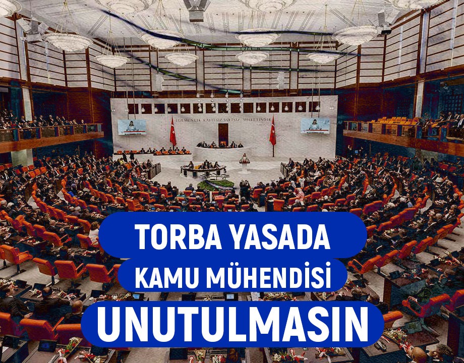 Kamu Mühendisleri olarak eskiden olduğu gibi dengi meslekler ile aynı gelire sahip olmak istiyoruz ama yeni yapılan zamlar ile birlikte hala işçilerin altında bir gelire sahibiz. Torba yasada yer almak istiyoruz.
<a href="/RTErdogan/">Recep Tayyip Erdoğan</a>
<a href="/isikhanvedat/">Prof. Dr. Vedat Işıkhan</a>
<a href="/memetsimsek/">Mehmet Simsek</a>
#KamuMuhendisineSesVer