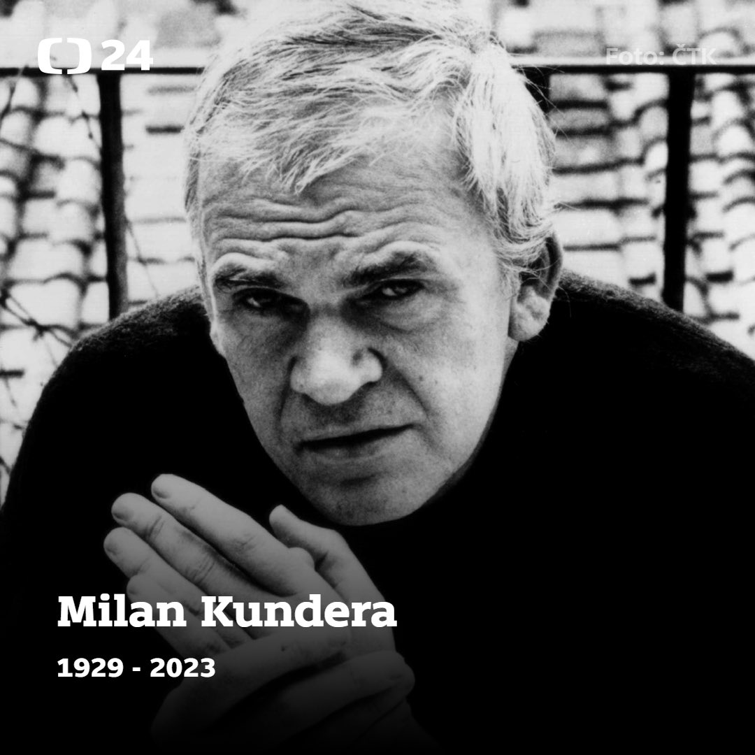 ALBK's tweet photo. “Si quelque chose m'a toujours profondément écoeuré chez l'homme, c'est bien de voir comment sa cruauté, sa bassesse et son esprit borné parviennent à revêtir le masque du lyrisme.” Milan Kundera 🖤 1er juillet 1981-12 juillet 2023. https://t.co/tYXpaZ1nqf