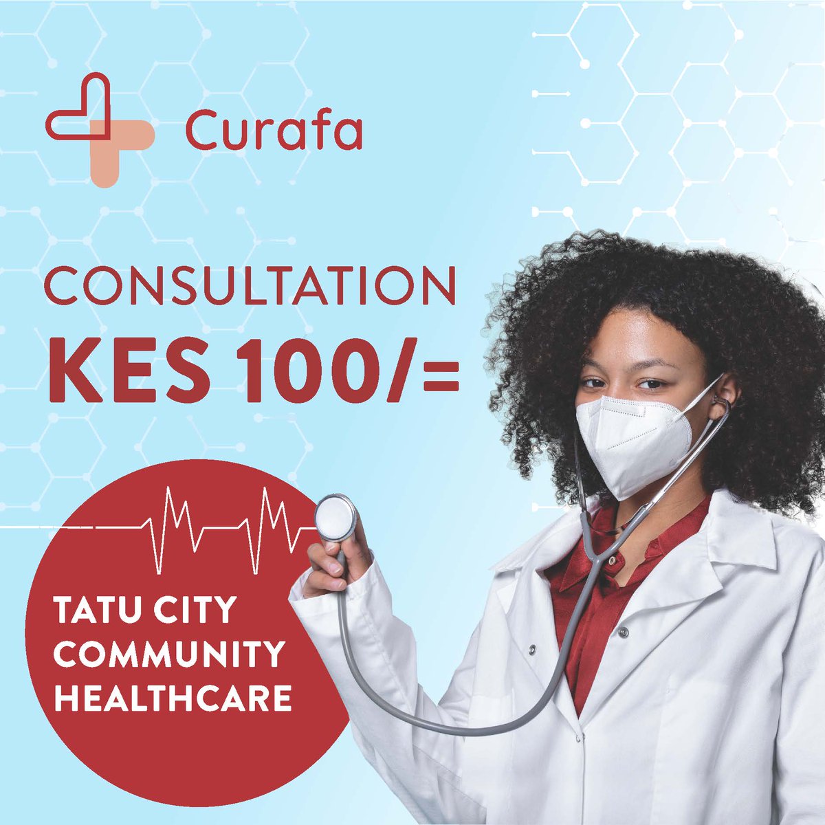 Tatu_City's tweet photo. Access quality healthcare services at an affordable cost at Curafa Medical Clinic, conveniently located near the main entrance to Tatu City. Curafa clinic is open daily from 08:00 AM to 07:00 PM. https://t.co/yUzZ5pjFs1