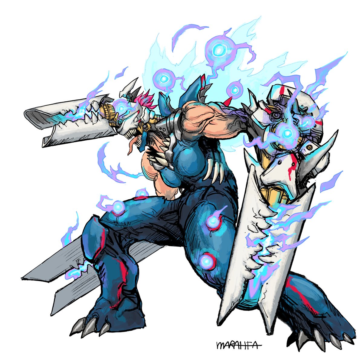 the_marahfa's tweet photo. Zarya devil
Chainsaw man X Overwatch fan art

#Overwatch #chainsawman #fanart https://t.co/i2GMGPyL0V