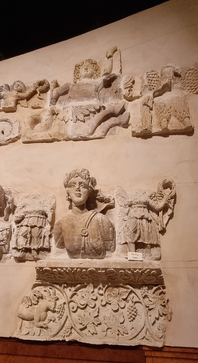 KarimanMango's tweet photo. Zooming in on  the personification of the Cancer zodiac in the Khirbet Al Dharih #Nabatean temple facade this #reliefWednesday,  dated to approx the 1st century CE. #Archaeology #Jordan #CancerSeason https://t.co/JiTcZ3eSpc