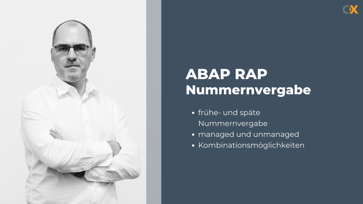 @foessleitnerj gibt in seinem Beitrag einen Überblick über die Nummernvergabe in ABAP RAP und die (teils verwirrenden) Lösungsmöglichkeiten. #checkitout cadaxo.com/allgemein/abap…