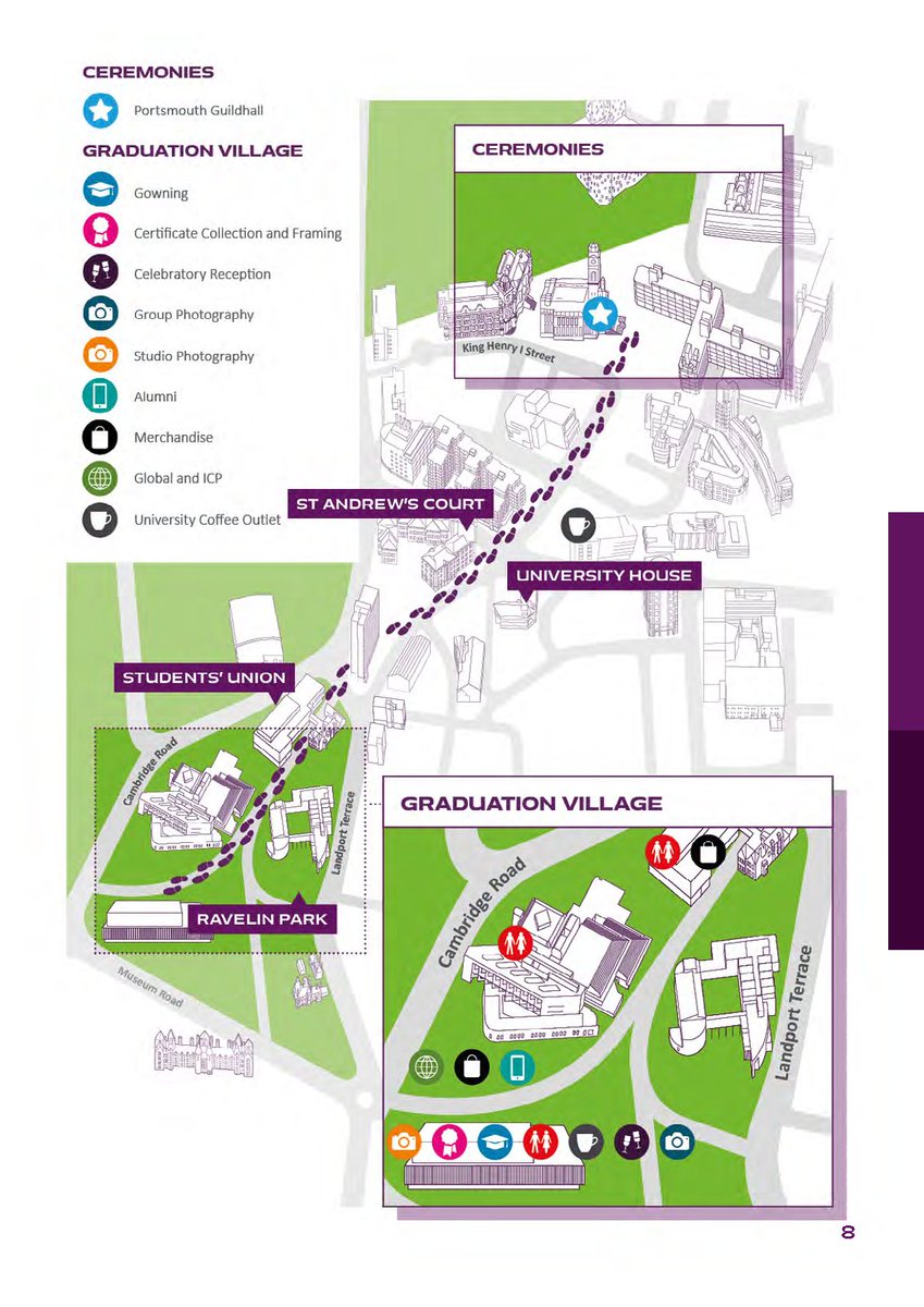 UOPGraduation's tweet image. Need to know your way around Graduation? This map shows you the main locations!