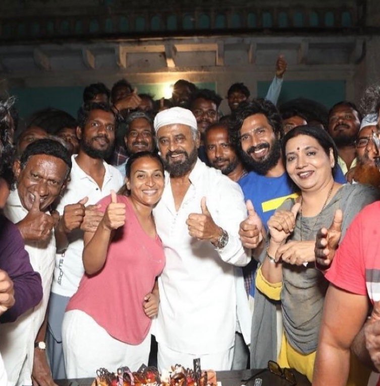 It's a wrap for #Superstar <a href="/rajinikanth/">Rajinikanth</a> for #Lalsalaam
