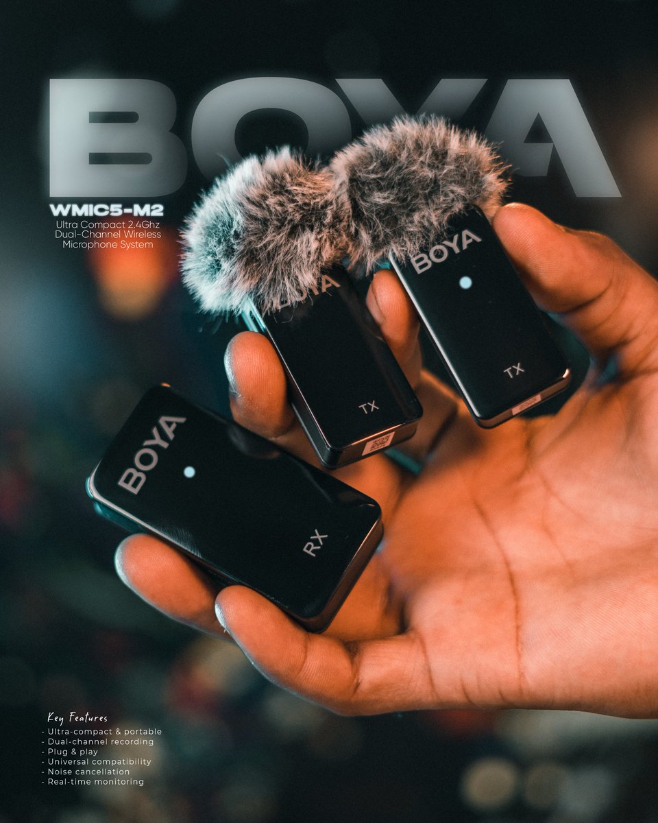 BOYAmic's tweet photo. Filming that crucial scene on location? Easy. 🎥 Recording your hit new single? Check. 🎼 Teaching online? Done. 💻
#boyaaudio #myboya #boyamic #bycm6 #audiorecording #recordit #recordingdialogue #bestmicrophone #bestaudio #audioengineer #soundengineer #bestmic https://t.co/WakWi58GKR