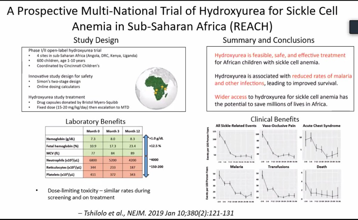 Ongoing at <a href="/muhimbiliuniver/">Muhimbili University</a>: Launch of the <a href="/TheLancetHaem/">The Lancet Haematology</a> Commission to achieve greater political commitment, investment, &amp; partnerships to improve the lives of patients with #sicklecell disease.  Over 200 participants online &amp; in-person. <a href="/SickleInAfrica/">SickleInAfrica</a> <a href="/REDACnetwork/">REDAC Sickle Cell Disease Research Network Africa</a>  @nih_nhlbi