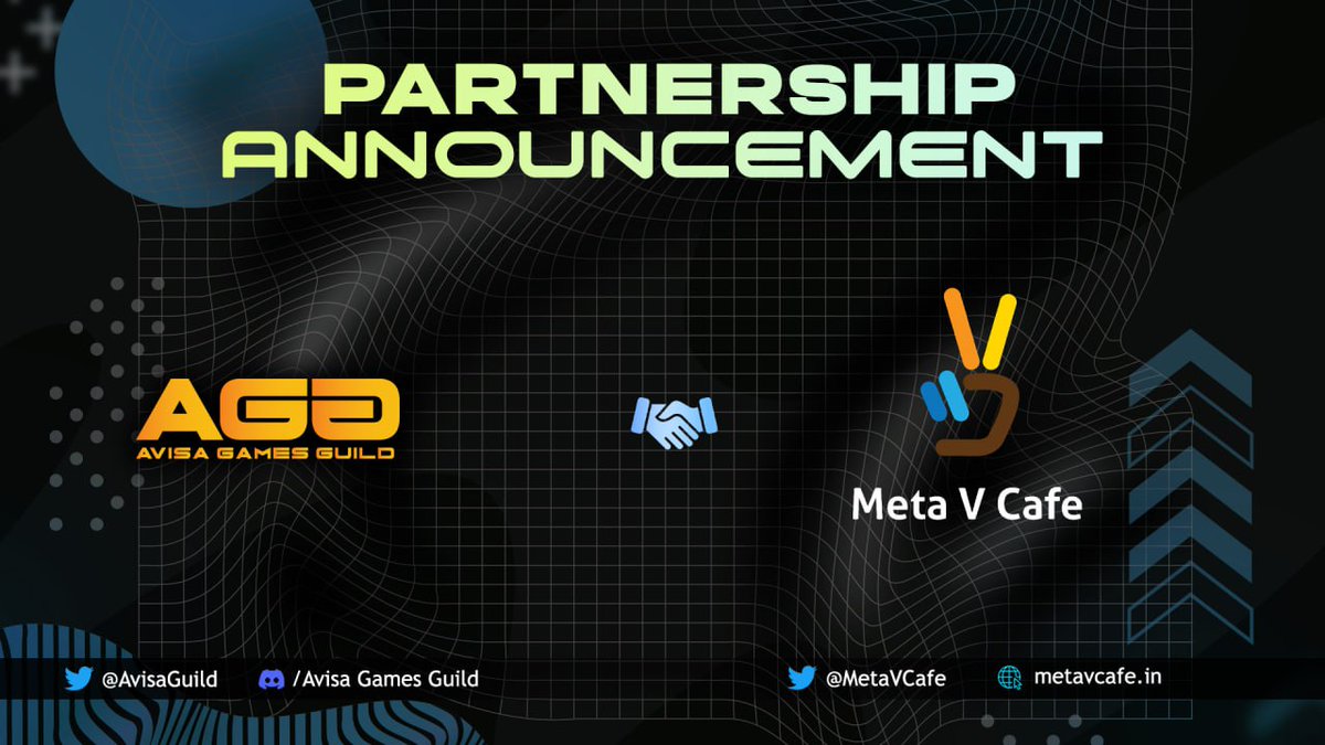 #Web3 meets coffee!☕ It's time to reimagine what a cafe can be! 🤝Join us in extending a warm welcome to India's first-ever web3 cafe- @MetaVCafe, our amazing new partner! Together,we will redefine #web3gaming and deliver groundbreaking experiences🎮💪 #AvisaGamesGuild…