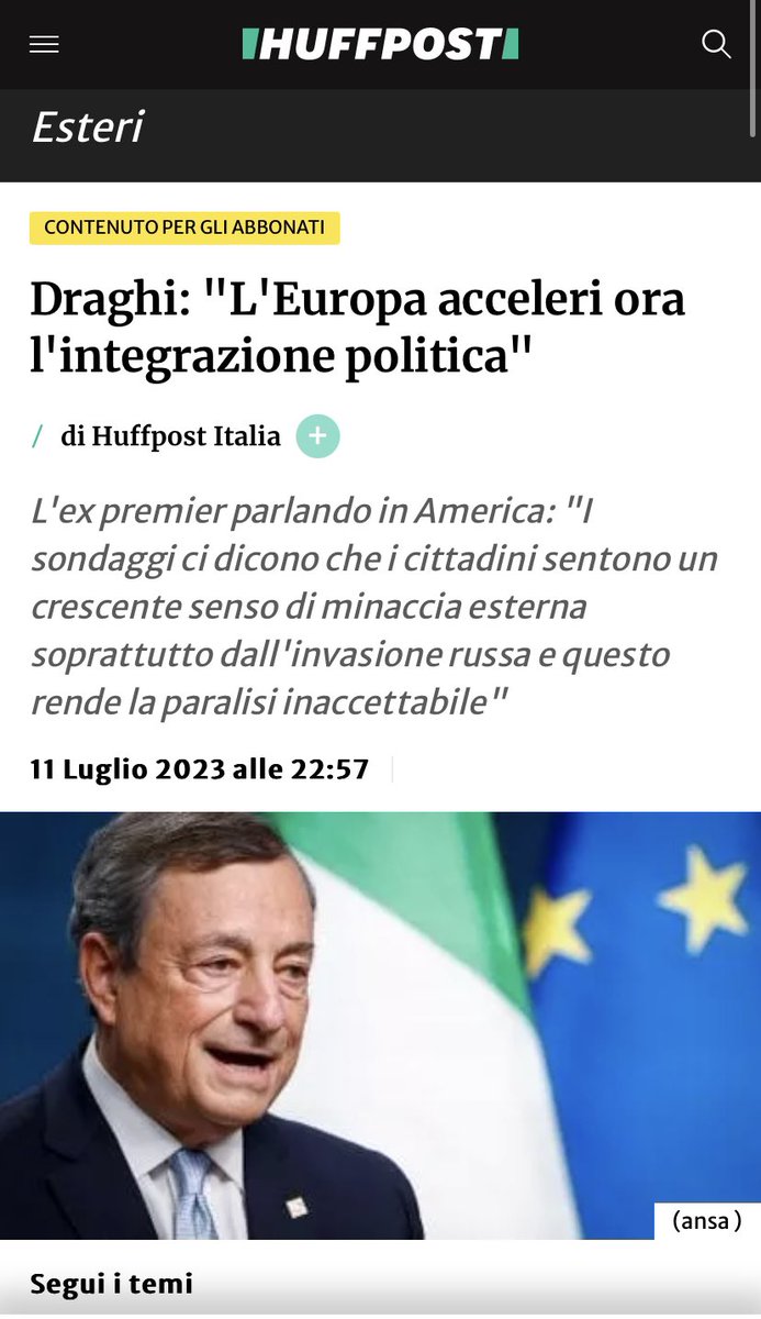 Quanto mi manca #Draghi… 🥺
#Europa #Ue #StatiUnitiEuropa