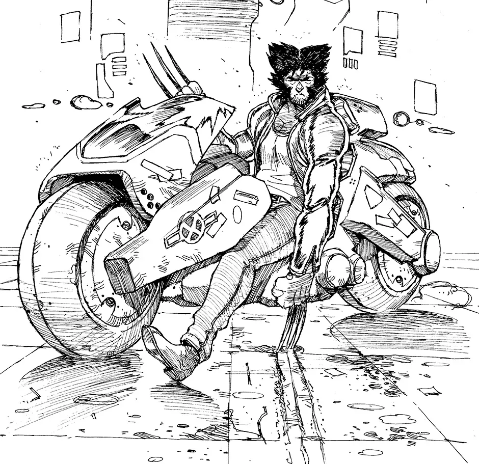 musashinoelegy's tweet photo. I've drawn Wolverine a surprising amount looking back on it https://t.co/Yn3F0iJ4ky
