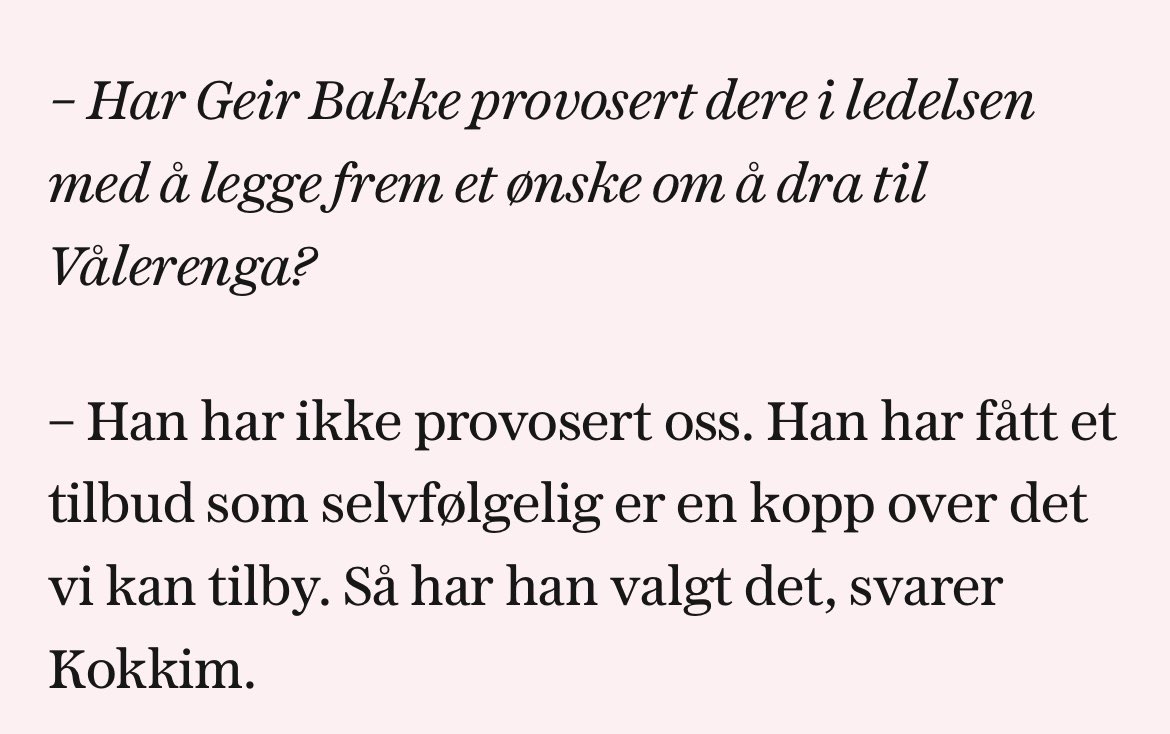Den norske krona er nå så svak at Geir Bakke har ønsket å få lønna utbetalt i kopper istedet.