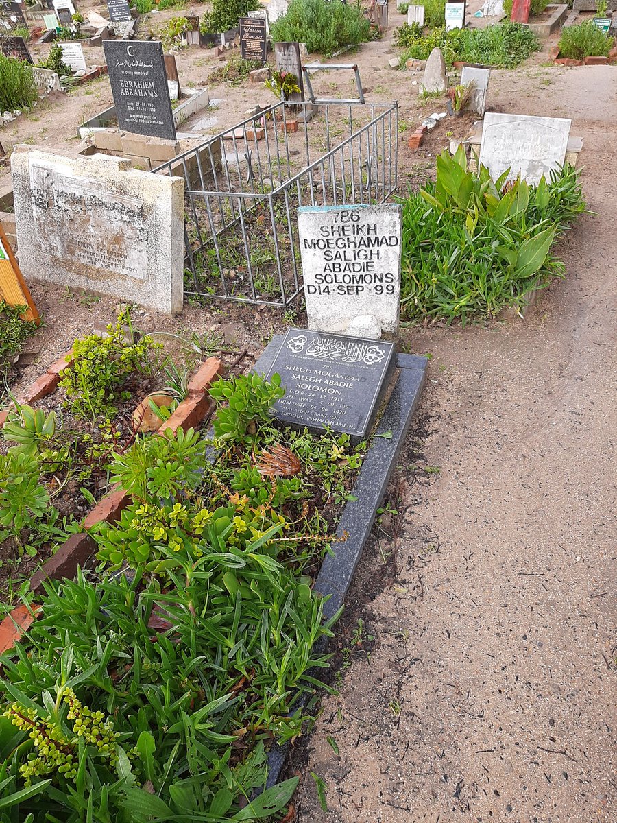 MuhammadBadsha's tweet photo. Grave of Sheikh Muhammad Salih Abadi (1910-1999), Constantia  

He memorized the Quran by 15 and in 1927 went to Makkah to study for 12 years.

In South Africa he produced many Huffaz who in turn produced others. He is known as the father of Hifz in South Africa. https://t.co/7AnQX04Jac