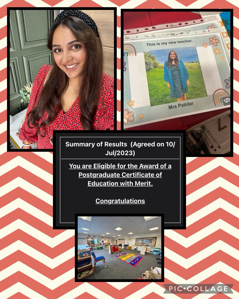 MrsPatidarteach's tweet photo. 11/07/23 
The day I met my new class for the first time 😍🍎 It was such a lovely morning with the little ones and their grown ups! #EYFS @ECSTGOldham 🏅and I’m over the moon to be awarded a Merit grade (PGCE) 🙌🏽 @HopeSchoolofEd celebration 🎉 with @ManchesterSCITT tomorrow! #ECT https://t.co/z72Y57dMIe