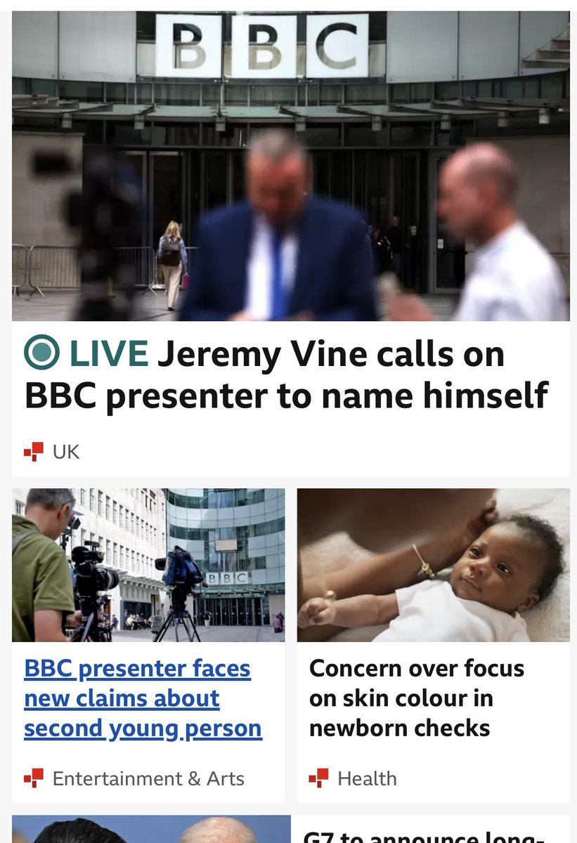 mikegalsworthy's tweet image. Boris Johnson failing to hand over his mobile phone to the Covid Inquiry is unquestionably the top news story right now…

…and yet the BBC is forced to lead on its own navel-gazing saga, because it is a broken news source whose content is shaped by the tabloid press.