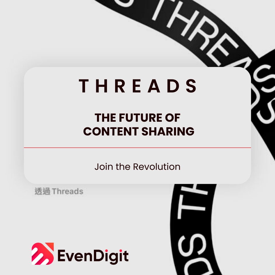 evendigit's tweet image. 55 Million users already?

Is this the next big content-sharing platform?

Join the conversation and discover the potential of Threads.

Contact Evendigit to know more about the platform. 

#Evendigit #threadsbyinstagram #threadsbymeta #contentmarketing #engage #explore #future